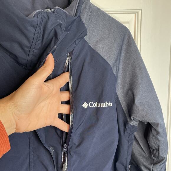Columbia Wildside Jacket Women Sz M Omni-Tech Heat Insulated Zip Waterproof - Picture 6 of 16